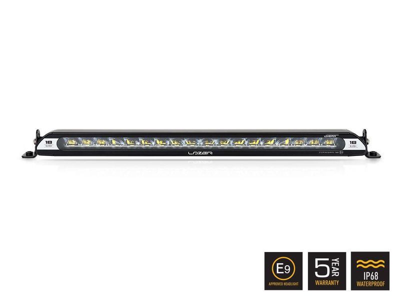 Lazer® Linear 18 Elite+ Universal. Med skiltplate sidemount.