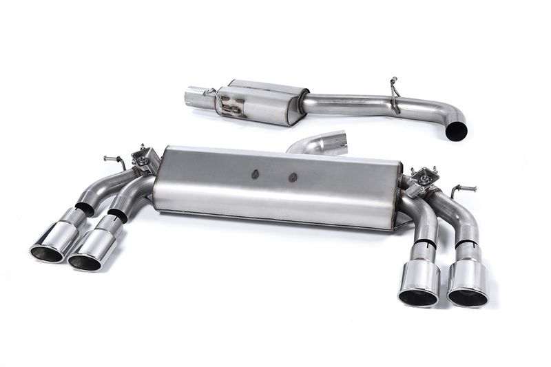 Cat-back Resonated (quieter). Quad Oval Polished Tips This produ