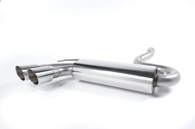 Hovedbilde Downpipe-back Resonated (quieter). Polished OEM-Style Tips. Requ