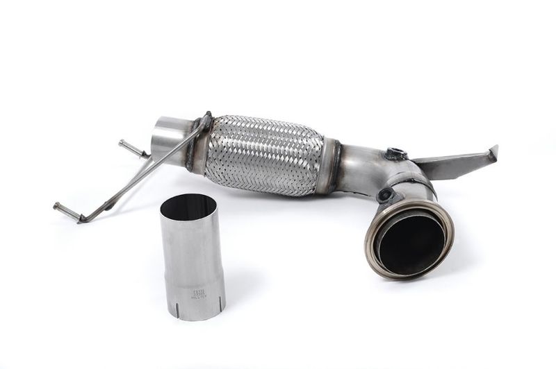 Large Bore Downpipe with Catalyst Delete (For Milltek Cat-Back) 