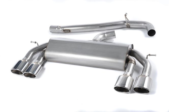 Hovedbilde Cat-back Non-Valved Race System. Non-resonated (louder). Polishe