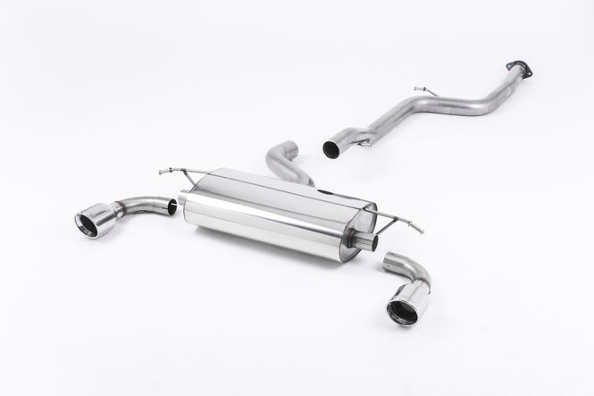 Hovedbilde Cat-back Non-resonated (louder) with 100mm Jet Polished Trims