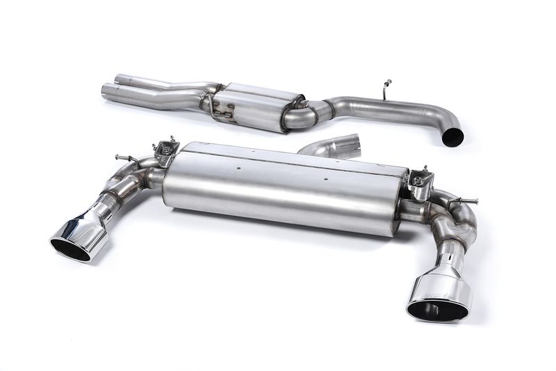 Cat-back Resonated with Polished Oval Trims EC-Approved