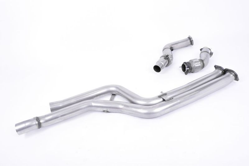 Large Bore Downpipe with Catalyst Delete (For Milltek Cat-Back) 