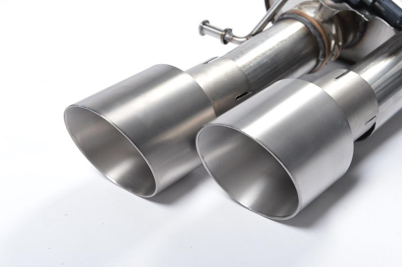 Cat-back Resonated (quieter). Titanium Tips