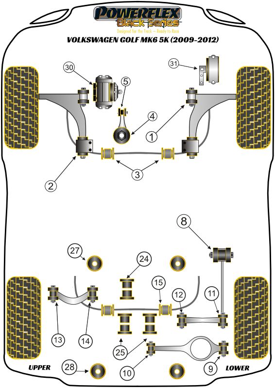 Rear Diff Front Mounting Bush