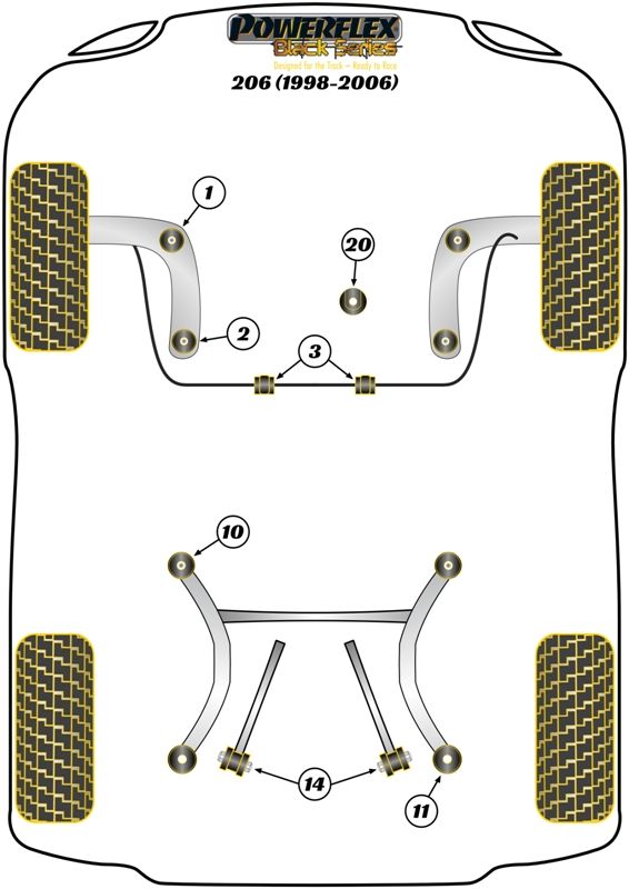 Front Anti Roll Bar Bush To Chassis Bush 22mm