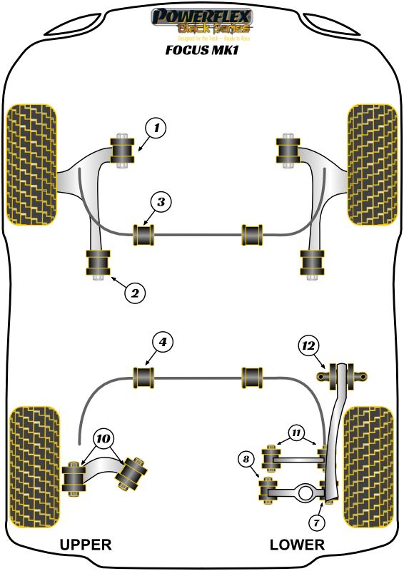 Rear Anti Roll Bar Mounting Bush 18mm