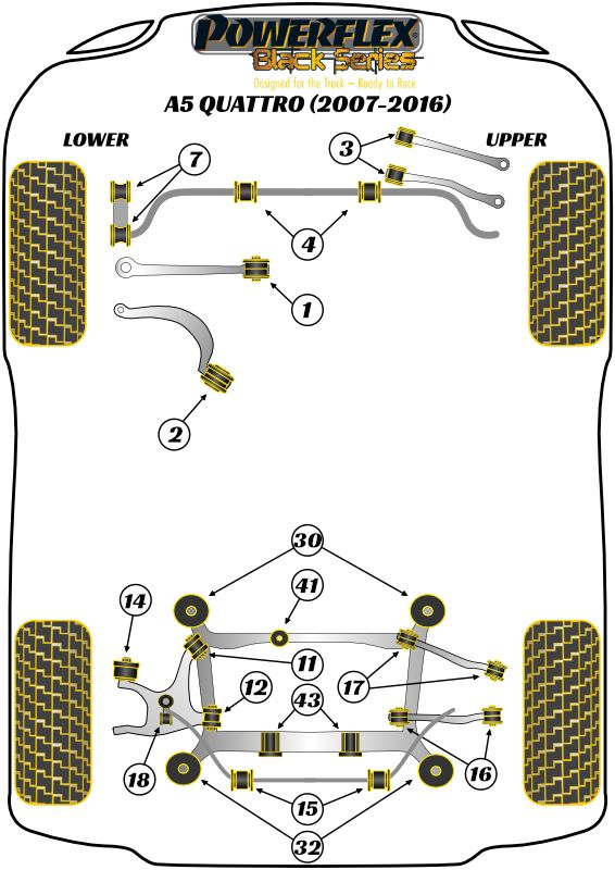 Rear Subframe Front Bush Insert