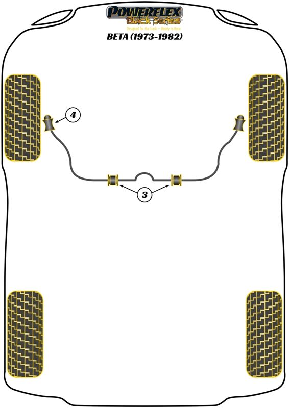 Front Anti Roll Bar Inner Bush 16mm