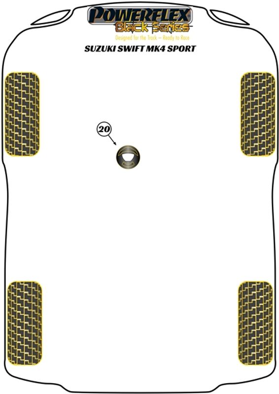 Lower Engine Mount Insert