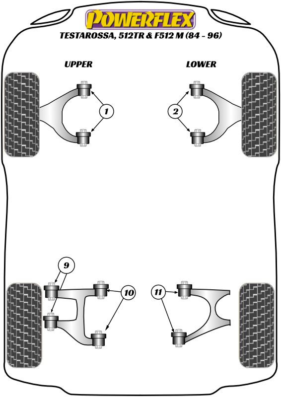 Rear Lower Wishbone Inner Bush
