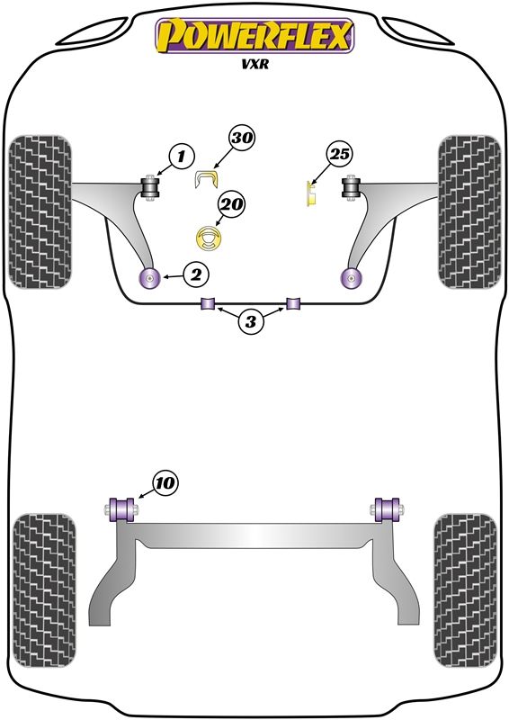 Front Anti Roll Bar Bush 21mm
