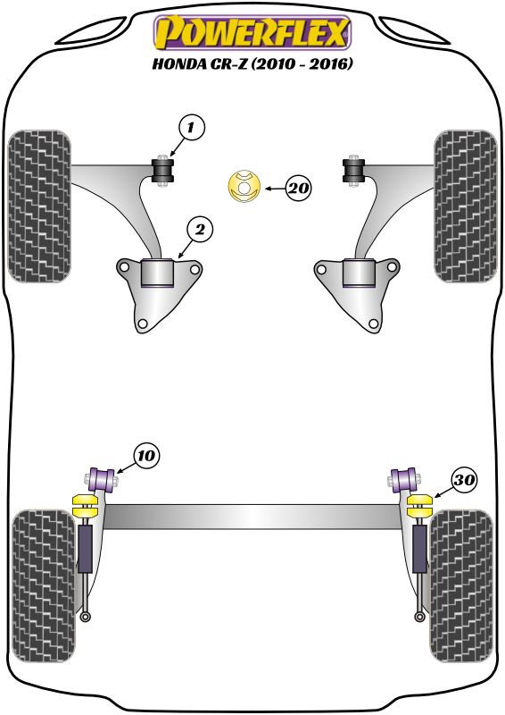 Lower Engine Mount Bush Insert