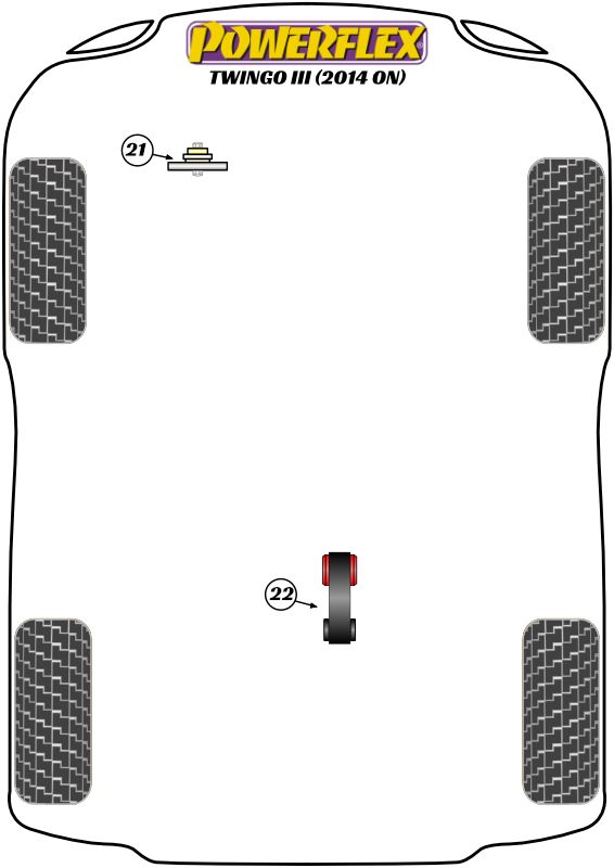 Gearbox Mounting Bush Insert