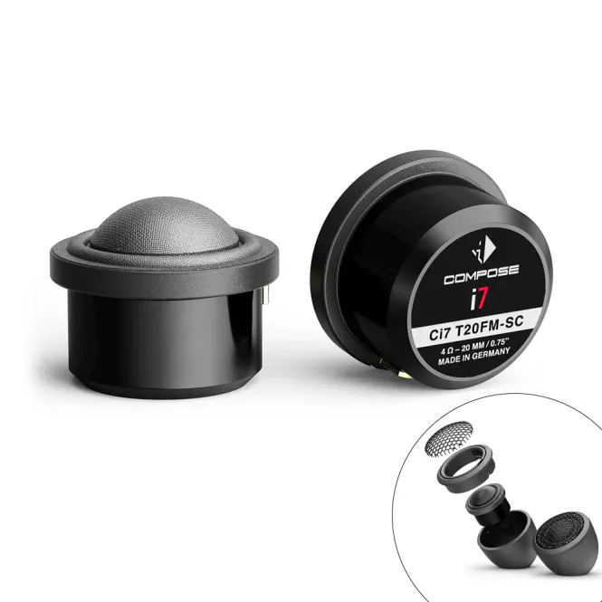 Hovedbilde Helix Compose Ci7 T20FM-SC Helix Compose 20mm diskanter, 91 dB, 