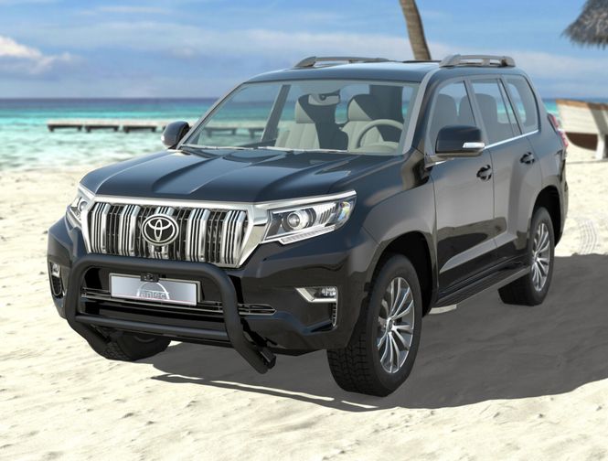 Hovedbilde Antec EU Frontbøyle 76mm / 51mm Sort Toyota Land Cruiser 150 2018+