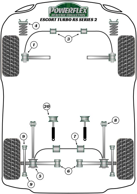 Front Outer Track Control Arm Bush