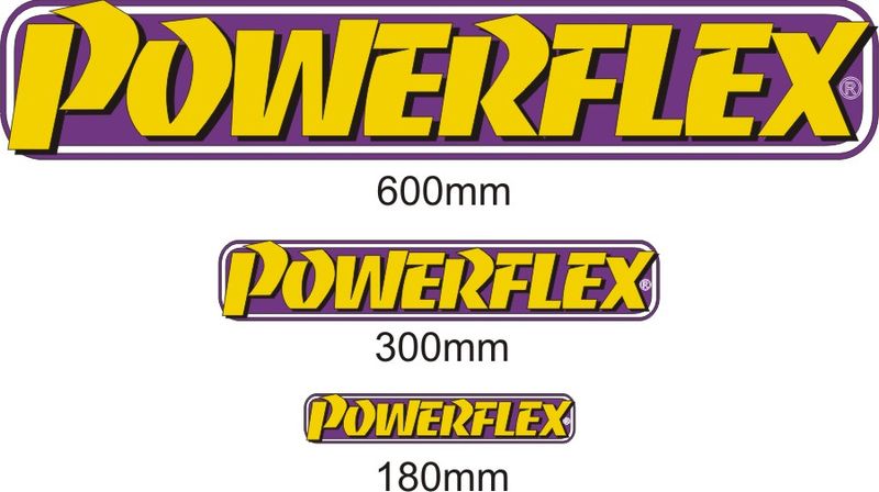 POWERFLEX STICKER 600mm - 10 PACK