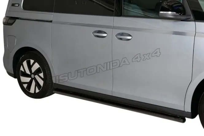 Hovedbilde Kanalbeskyttelse / Kanalrør (oval) VW ID. Buzz '22-,WB L2 sort Kanalbeskyttelse i sort pulverlakk.