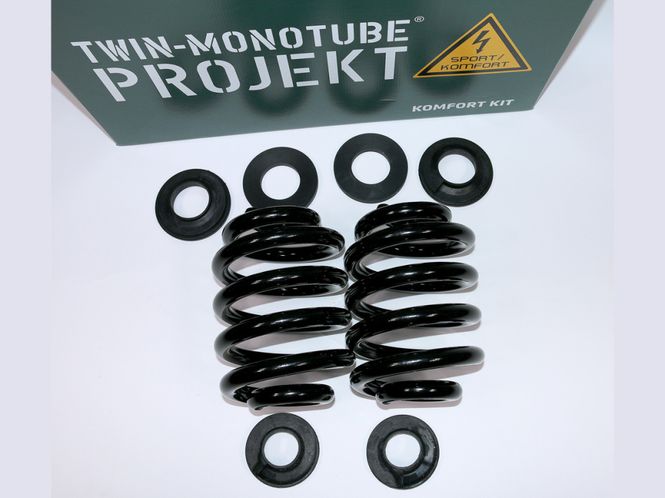 Hovedbilde TMP Forsterkede fjærer bak til  VW T5 T6 T6.1 California etc 