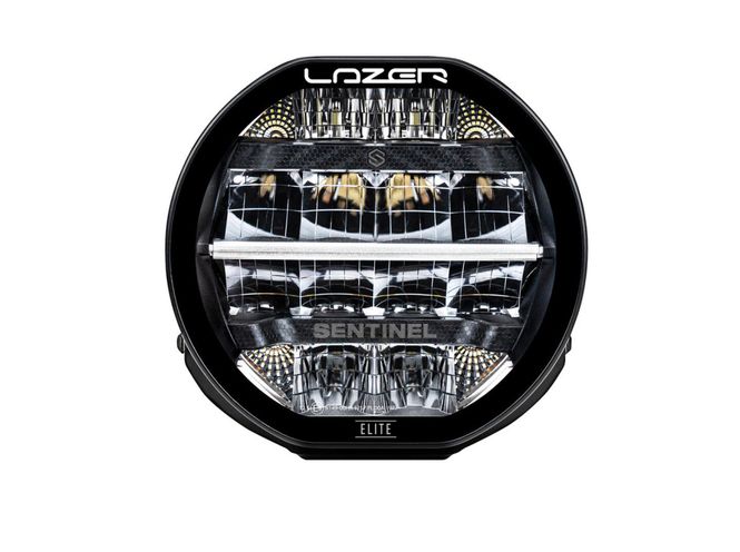 Hovedbilde Lazer® Sentinel 7 ELITE Sort. Med Parklys. 10248 Lumen.