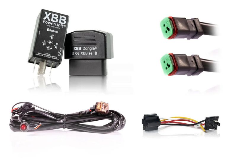 XBB styrestrømspakke, plug and play Pakke med 2 x Deutsch kontakter
