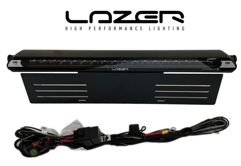 Lazer® Linear 18 Elite+ Universal. Med skiltplate sidemount.